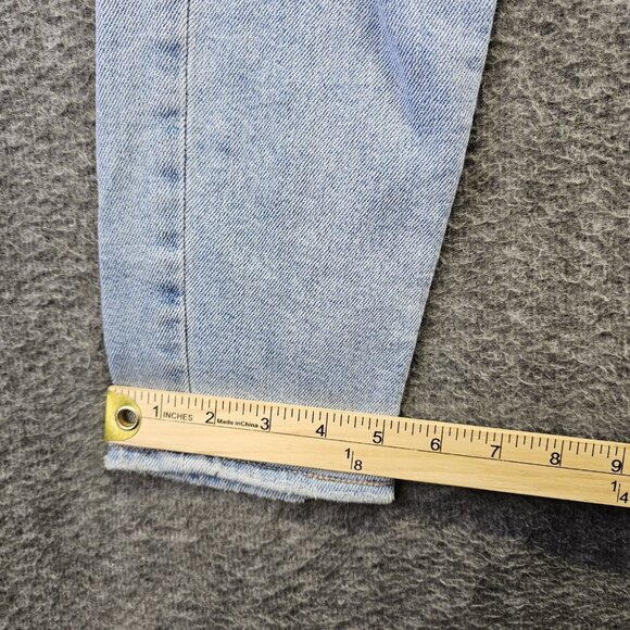 American Eagle Jeans Womens Size 000 Light Wash Mom Jean Stretch Distressed - Picture 12 of 12